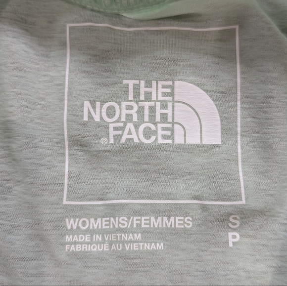 ✨3/$15 North Face Light Mint Green Sheer Tshirt S - Picture 5 of 7
